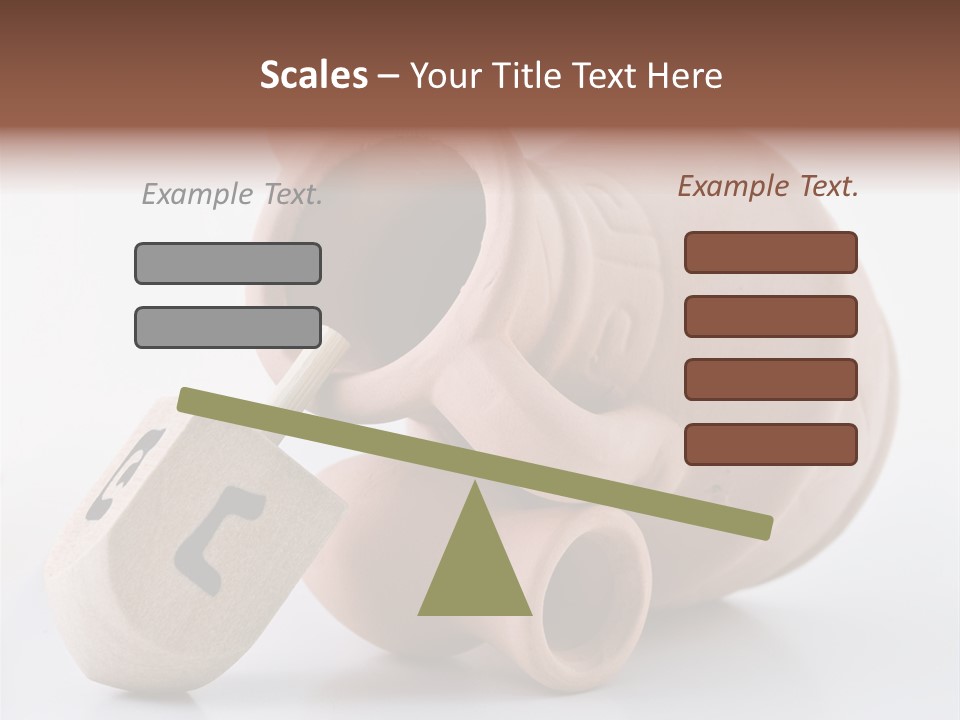 Traditional Festival Oil Judaism PowerPoint Template