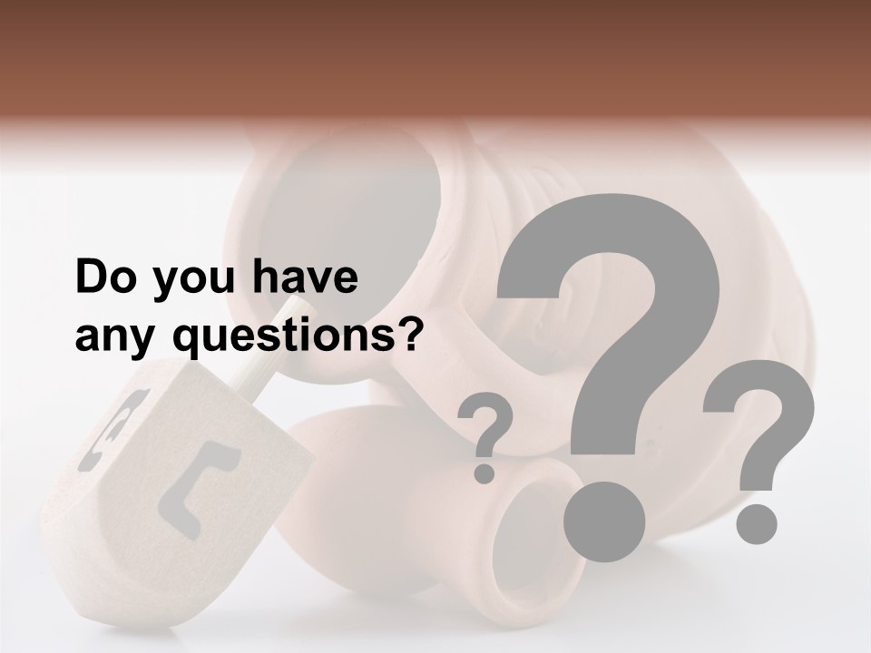 Traditional Festival Oil Judaism PowerPoint Template