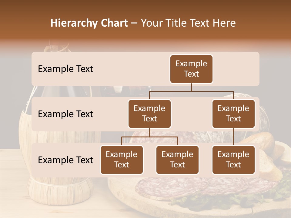 Lunch Drink Bottle Of Wine PowerPoint Template