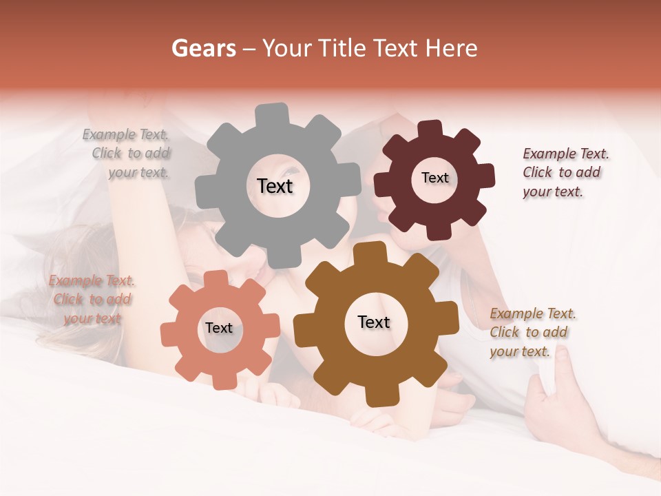 Relations Cheerful Caucasian PowerPoint Template