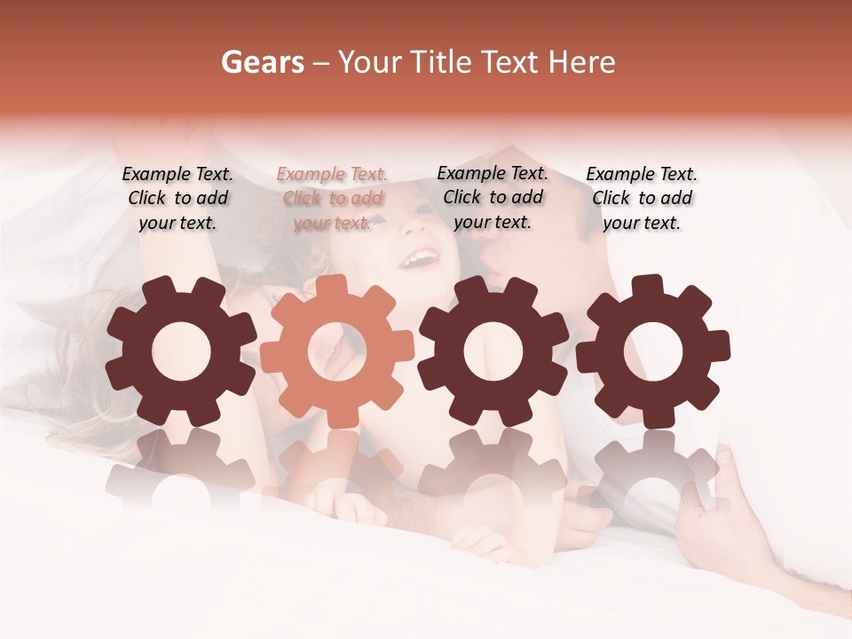 Relations Cheerful Caucasian PowerPoint Template