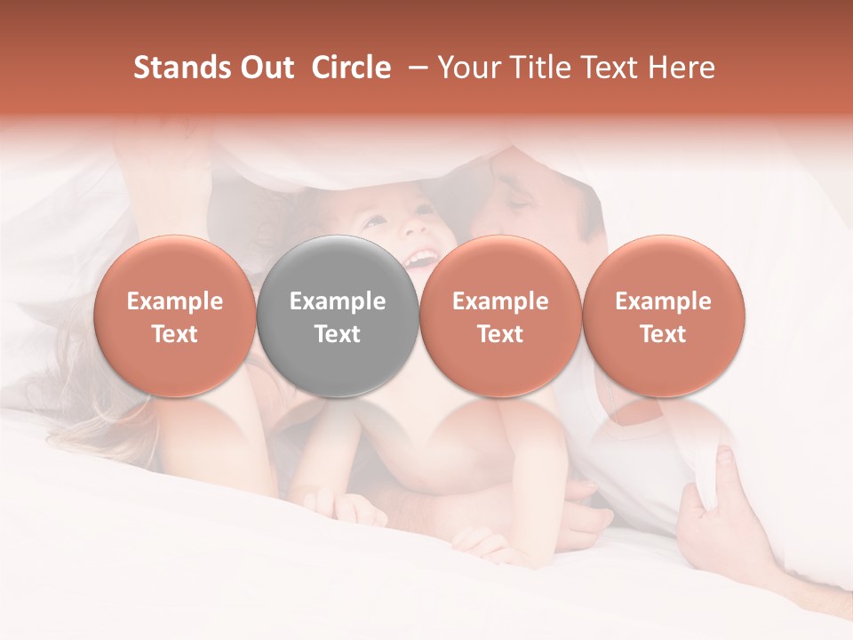 Relations Cheerful Caucasian PowerPoint Template
