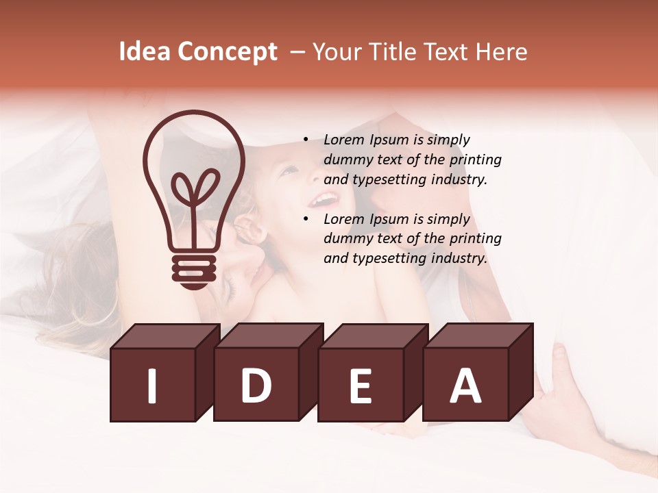 Relations Cheerful Caucasian PowerPoint Template