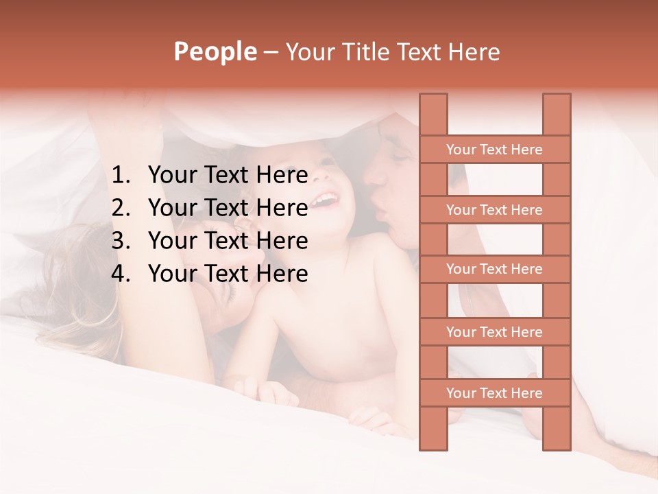 Relations Cheerful Caucasian PowerPoint Template