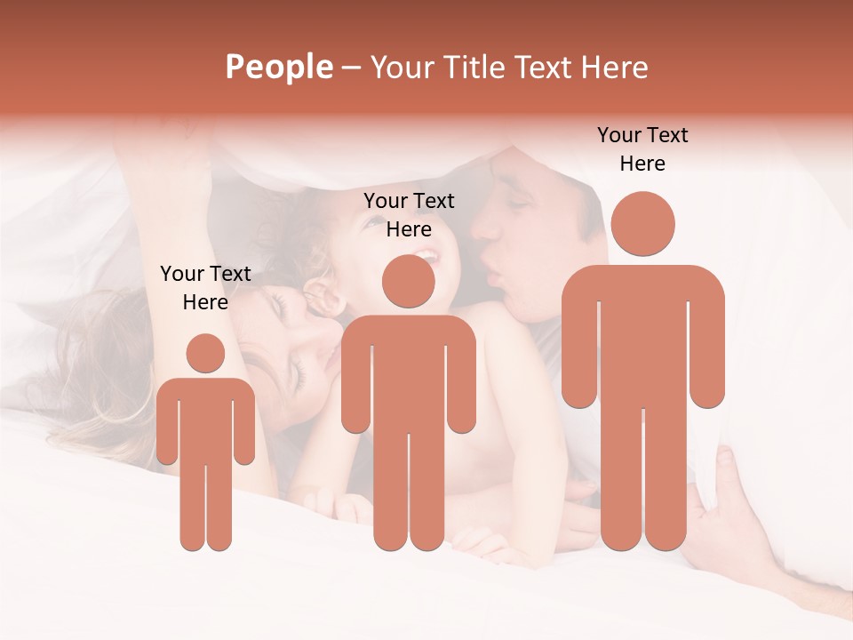 Relations Cheerful Caucasian PowerPoint Template