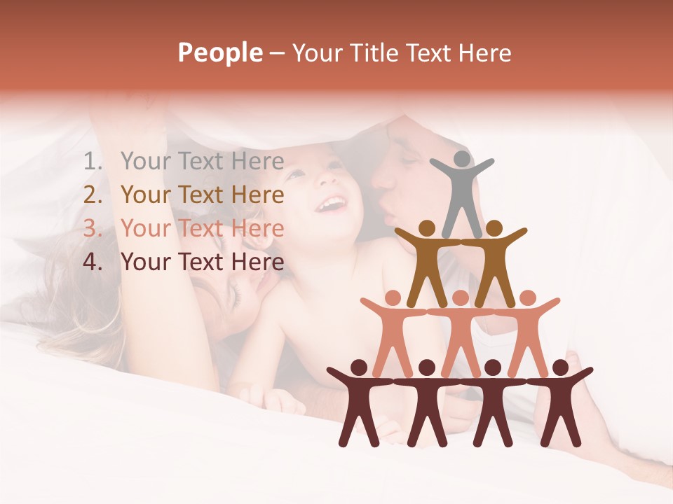 Relations Cheerful Caucasian PowerPoint Template