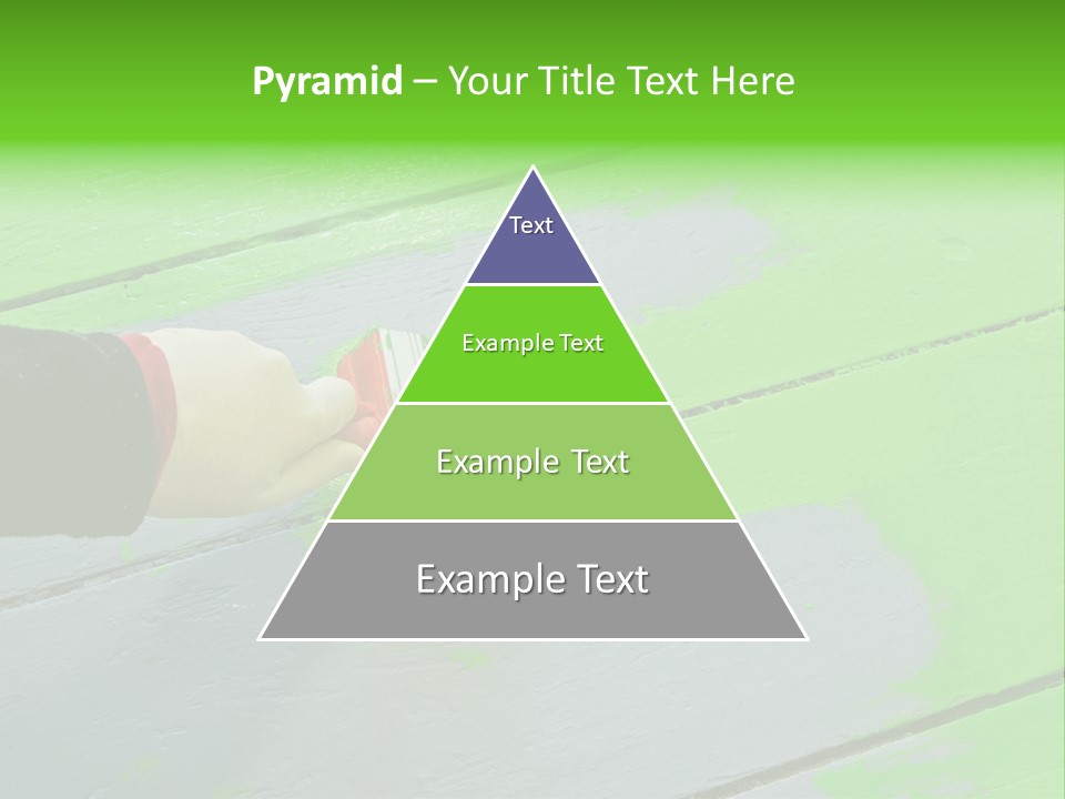 Green Lacquer Painter PowerPoint Template