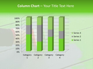 Green Lacquer Painter PowerPoint Template