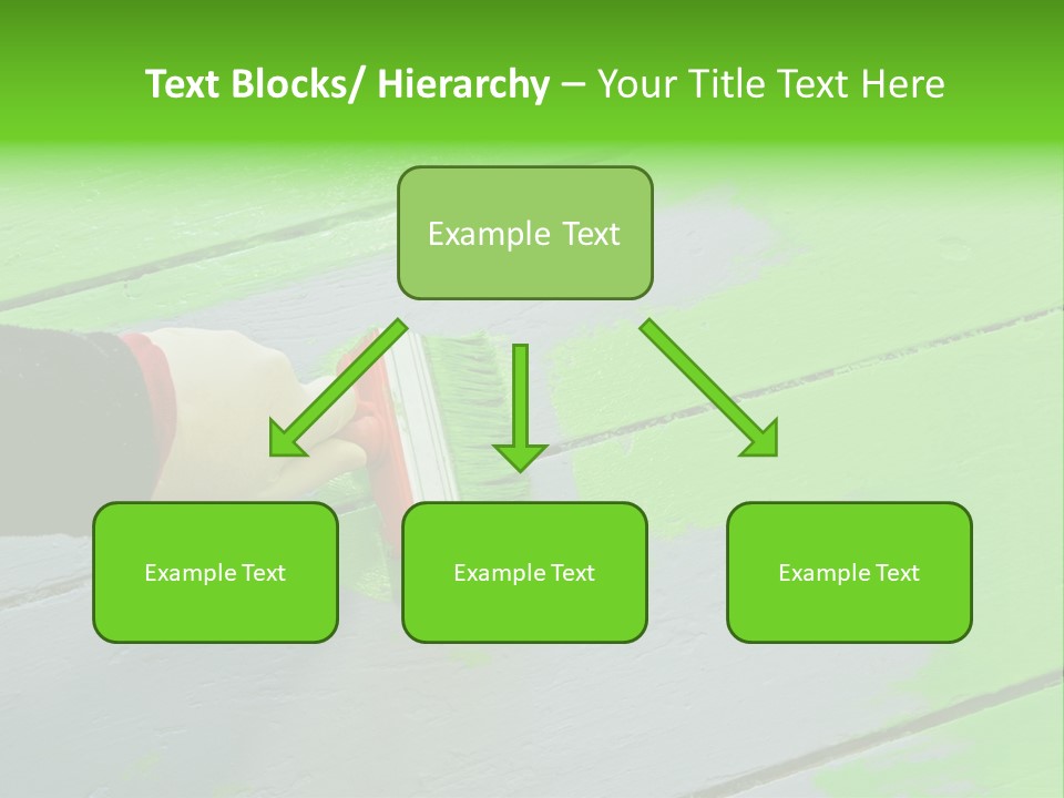 Green Lacquer Painter PowerPoint Template