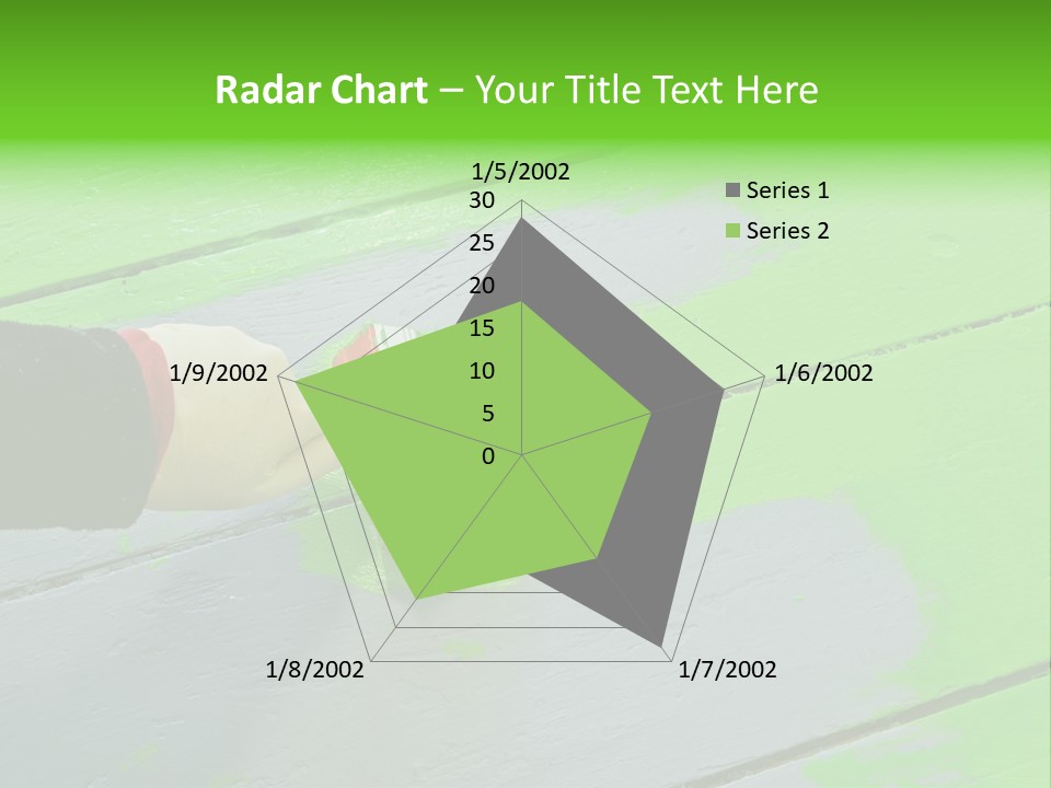 Green Lacquer Painter PowerPoint Template
