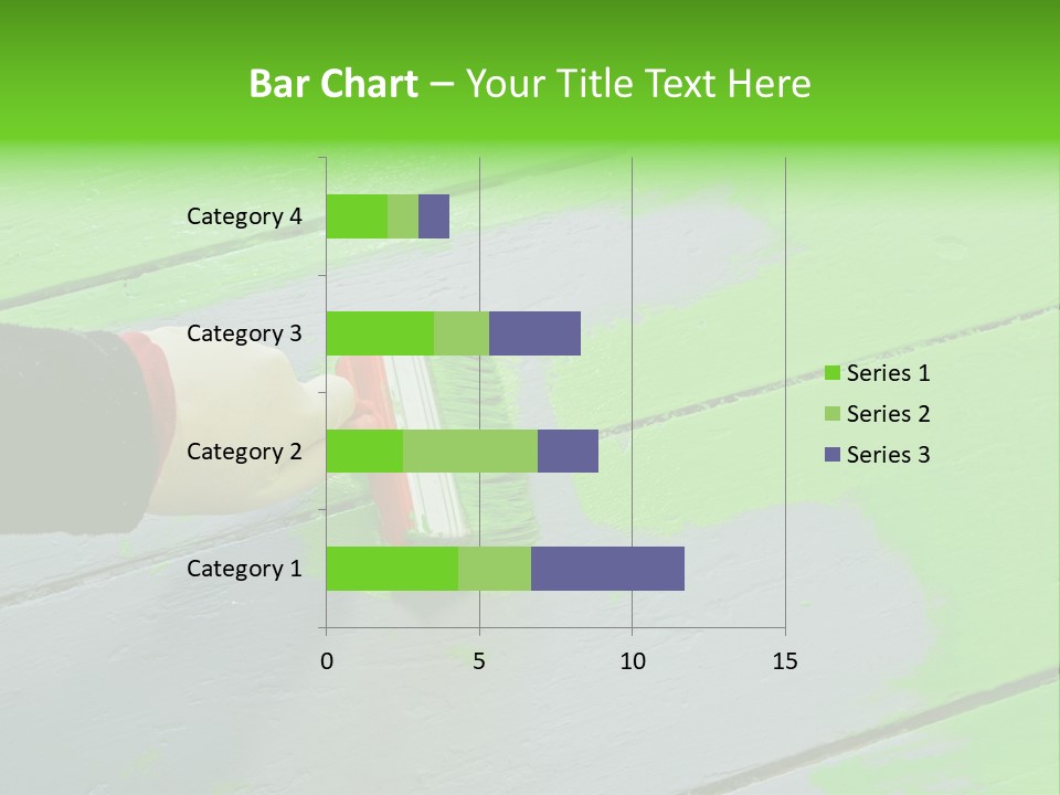 Green Lacquer Painter PowerPoint Template