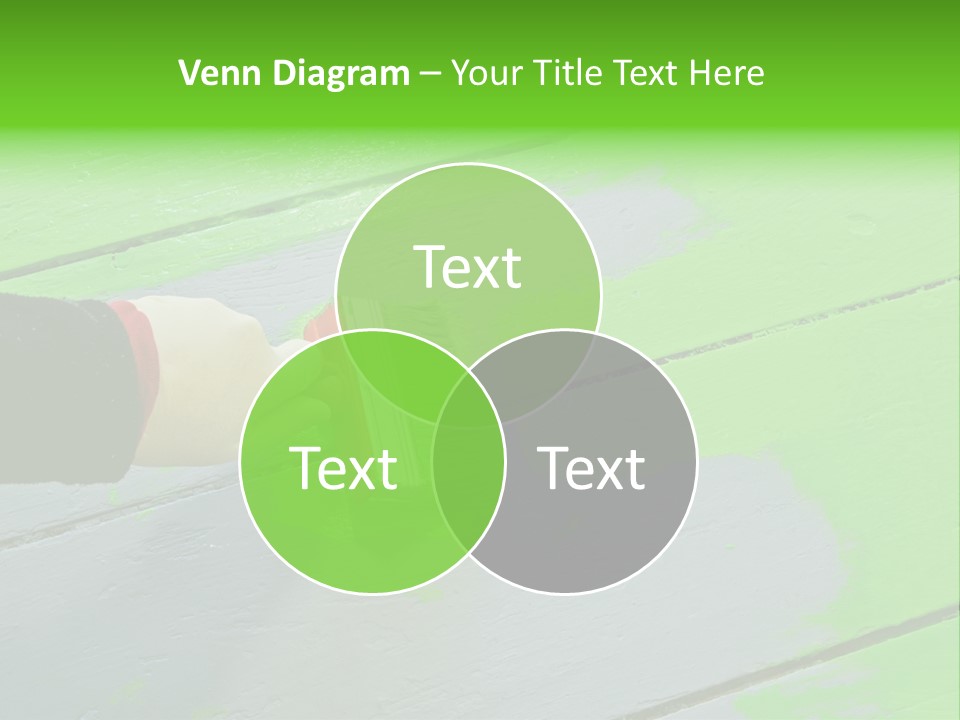 Green Lacquer Painter PowerPoint Template