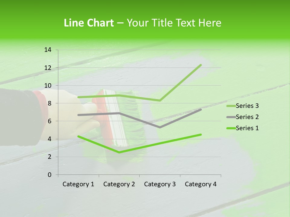 Green Lacquer Painter PowerPoint Template