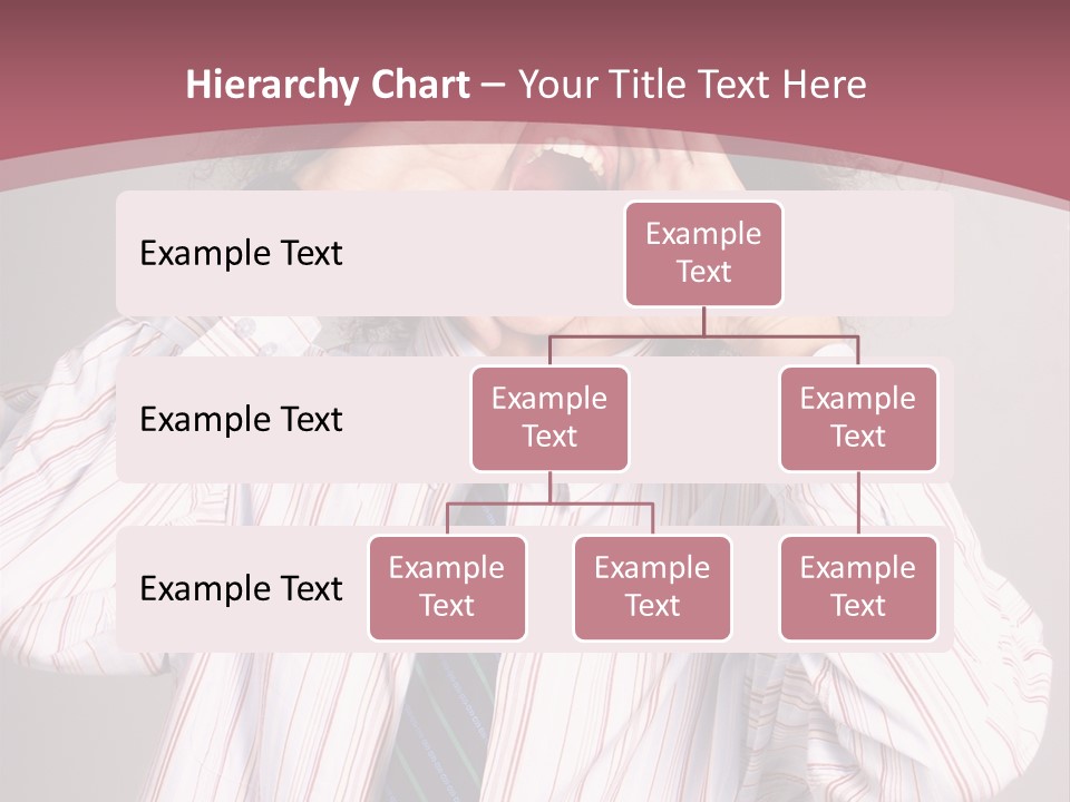 Man Screaming Yellow Music PowerPoint Template