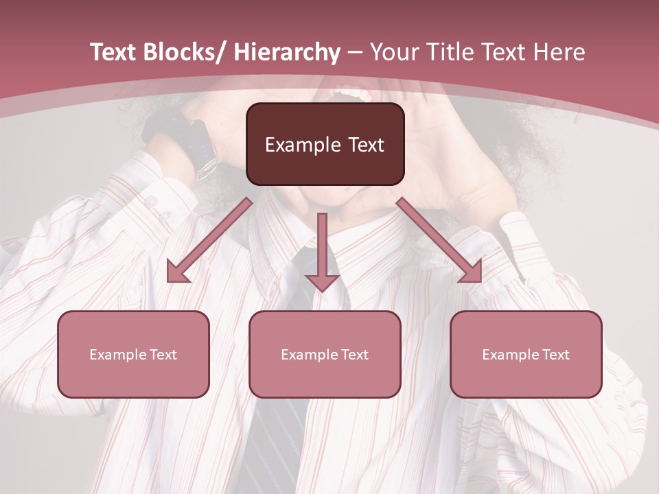 Man Screaming Yellow Music PowerPoint Template