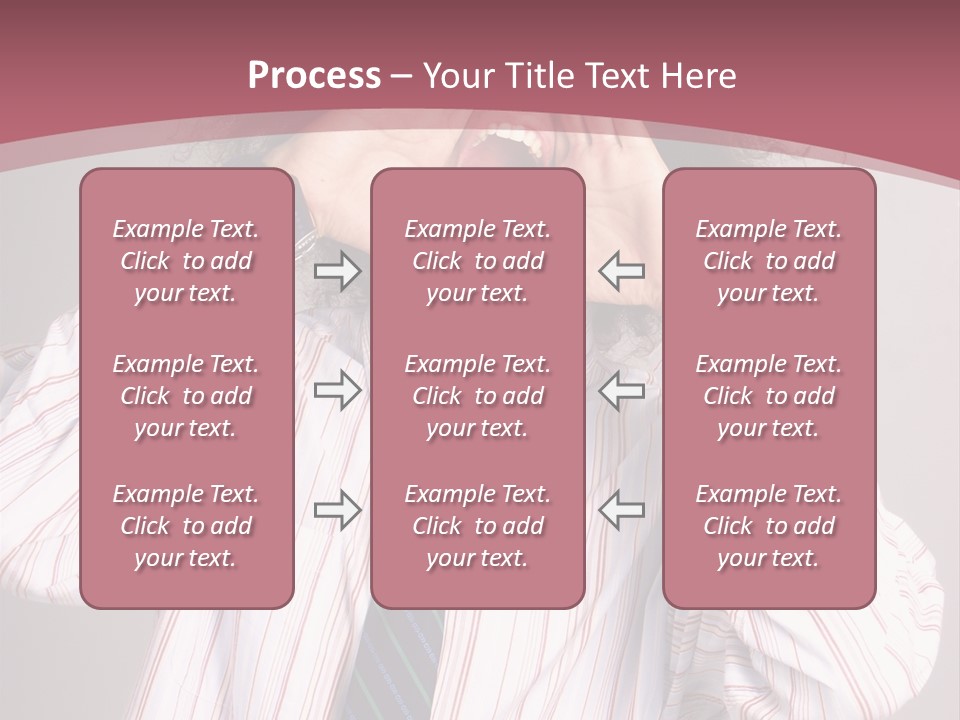 Man Screaming Yellow Music PowerPoint Template