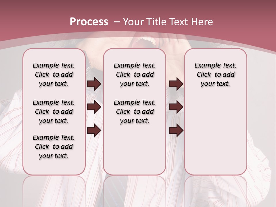 Man Screaming Yellow Music PowerPoint Template