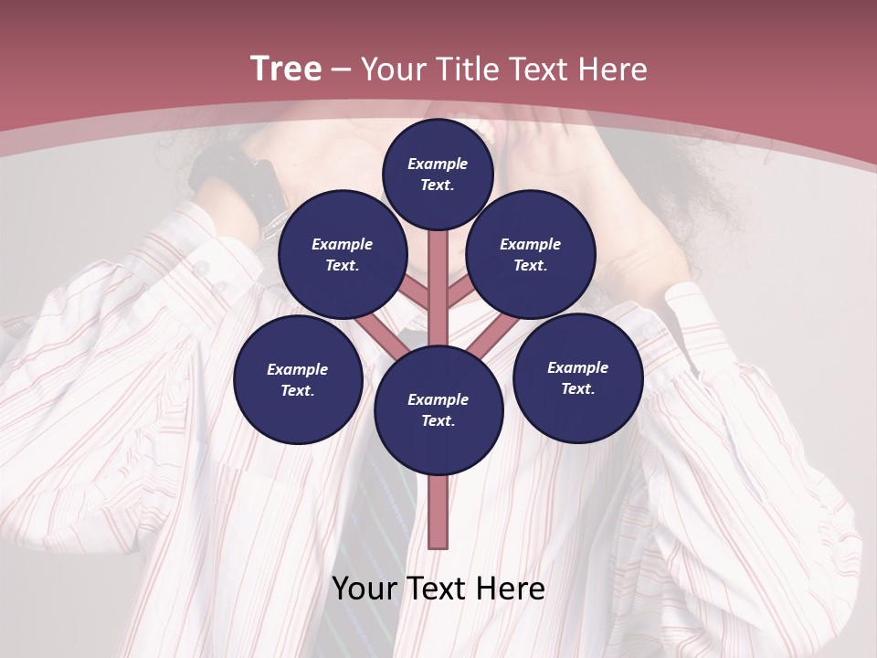 Man Screaming Yellow Music PowerPoint Template