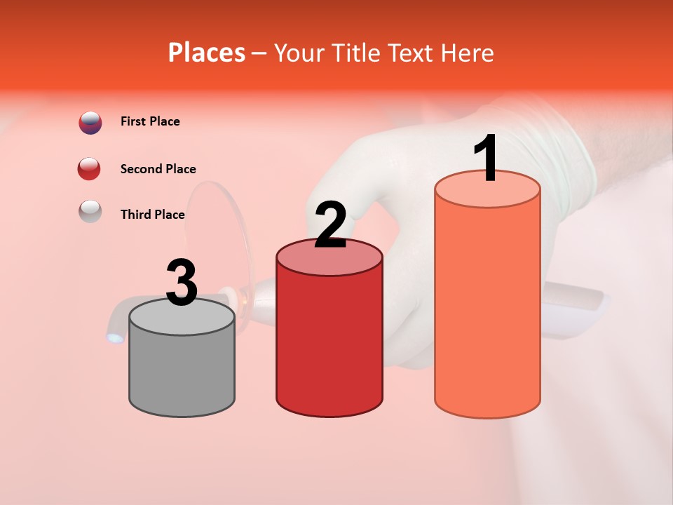 Lamp Hand Dentist PowerPoint Template