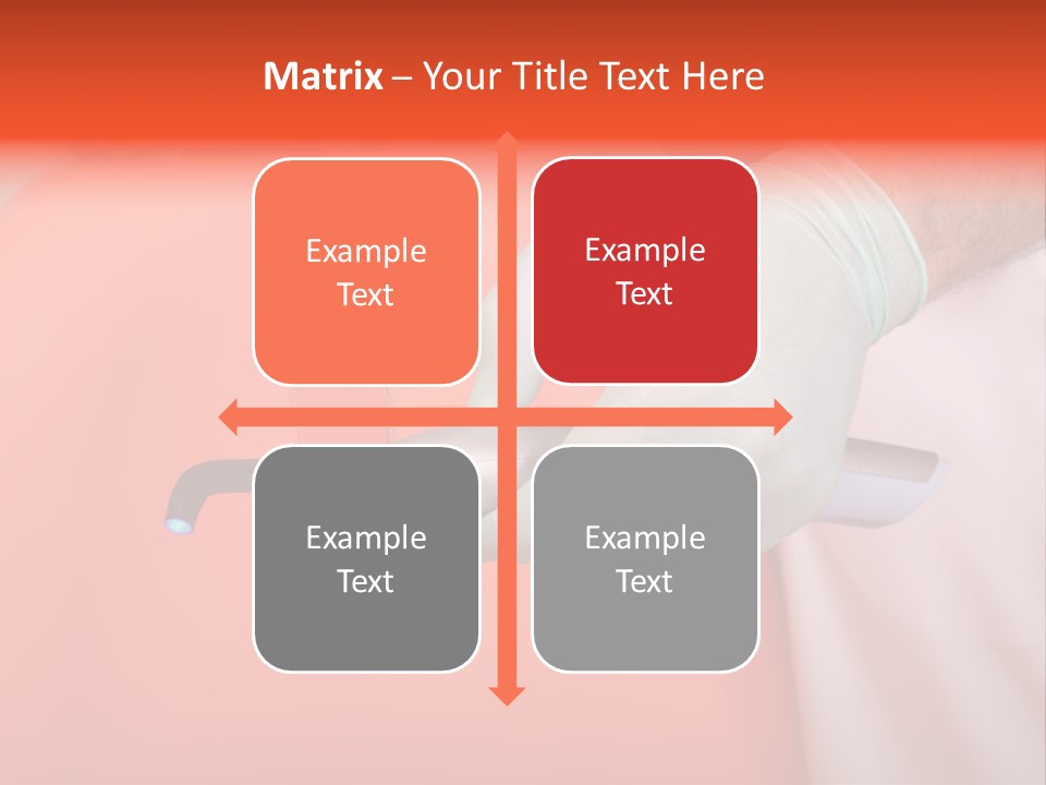 Lamp Hand Dentist PowerPoint Template