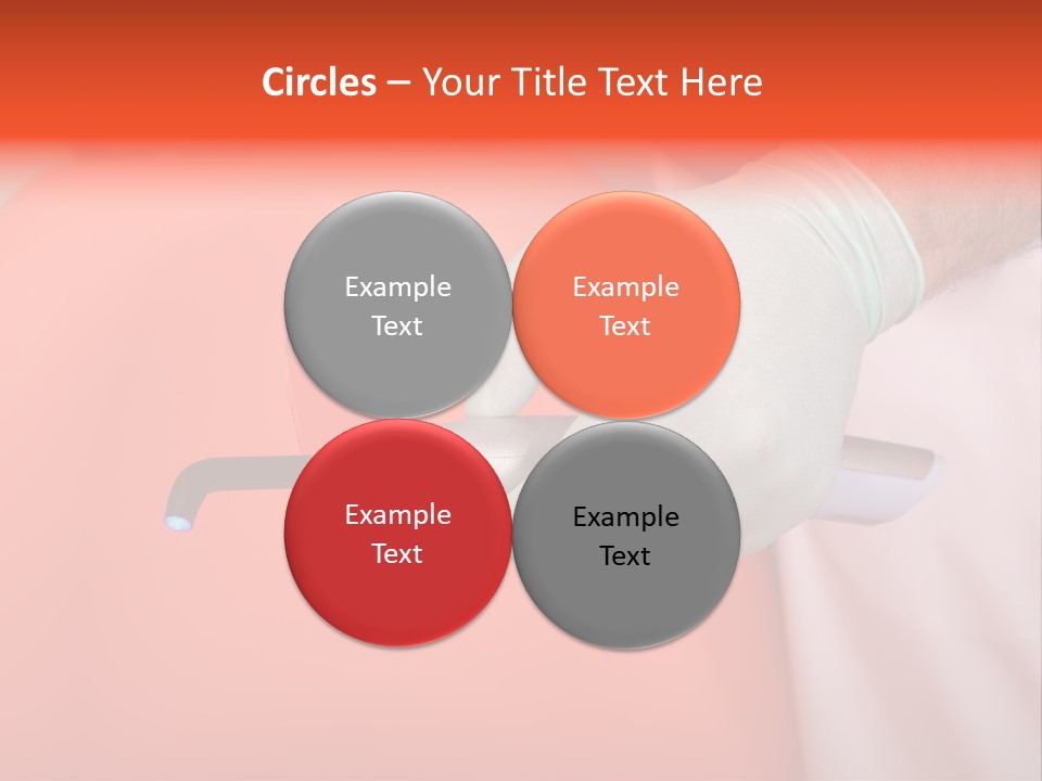 Lamp Hand Dentist PowerPoint Template