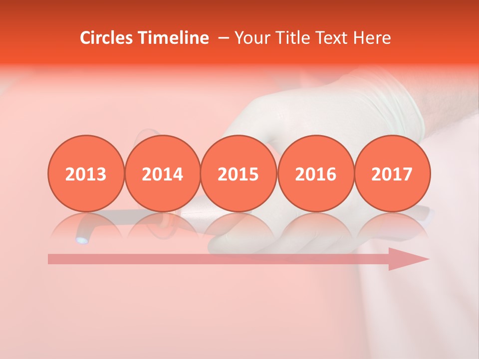 Lamp Hand Dentist PowerPoint Template