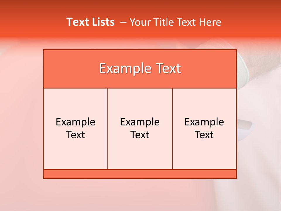 Lamp Hand Dentist PowerPoint Template