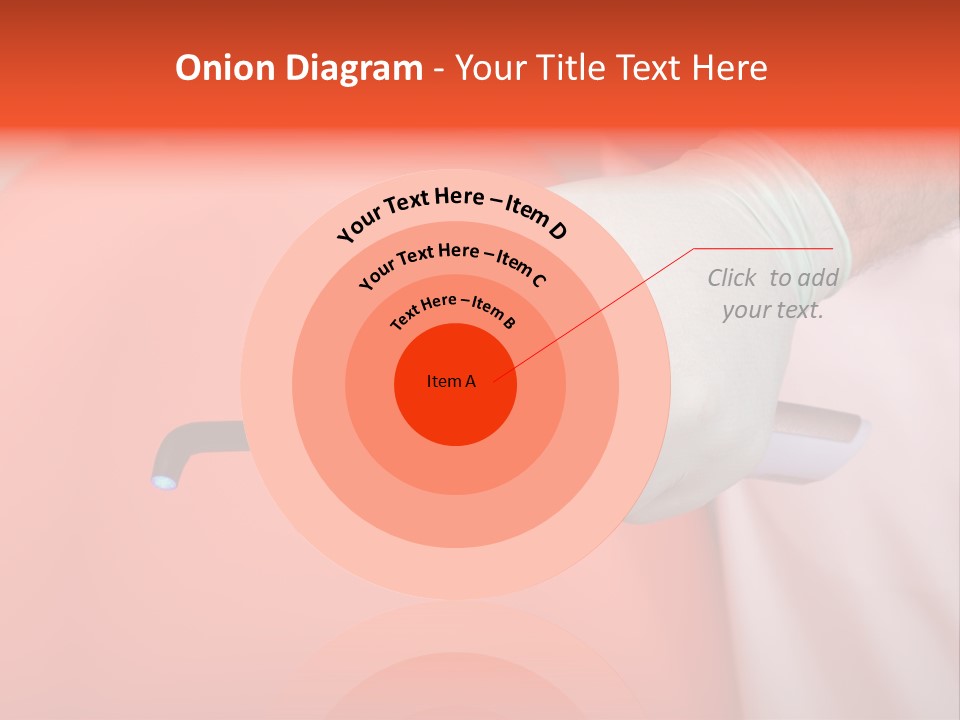 Lamp Hand Dentist PowerPoint Template