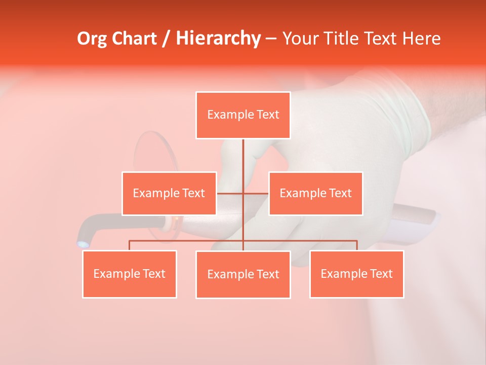 Lamp Hand Dentist PowerPoint Template