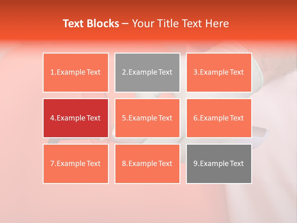 Lamp Hand Dentist PowerPoint Template