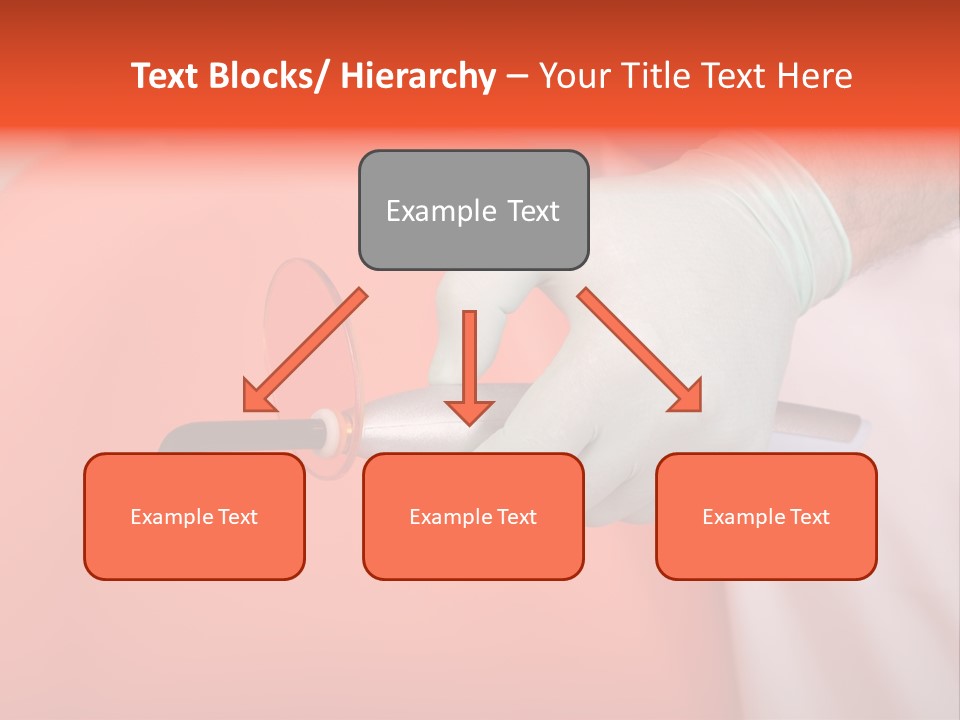 Lamp Hand Dentist PowerPoint Template
