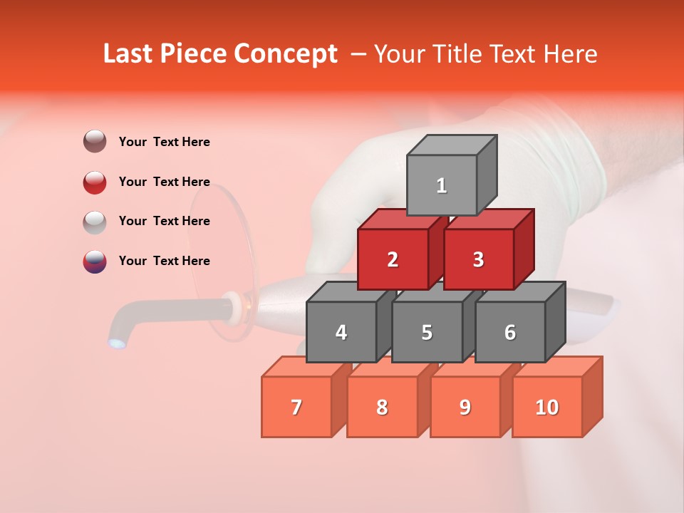 Lamp Hand Dentist PowerPoint Template