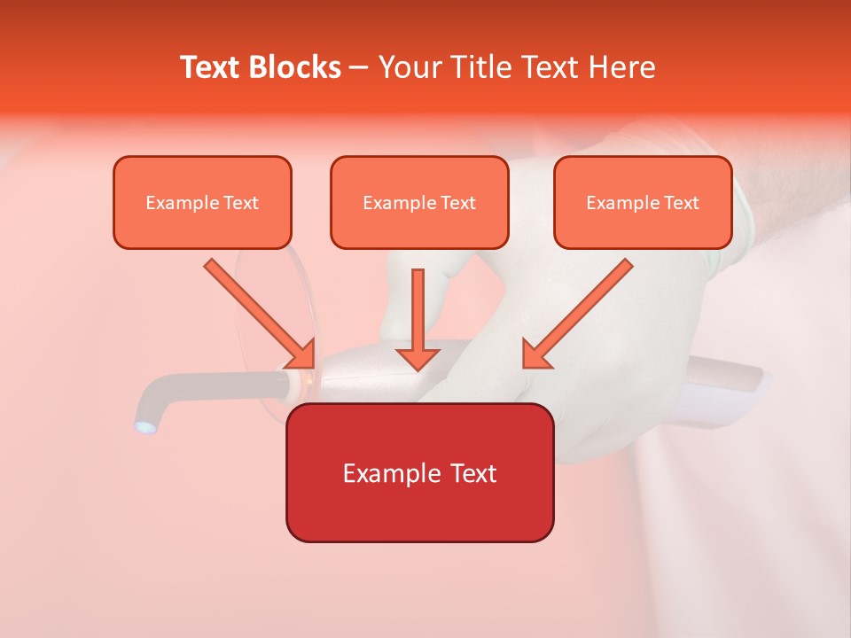 Lamp Hand Dentist PowerPoint Template