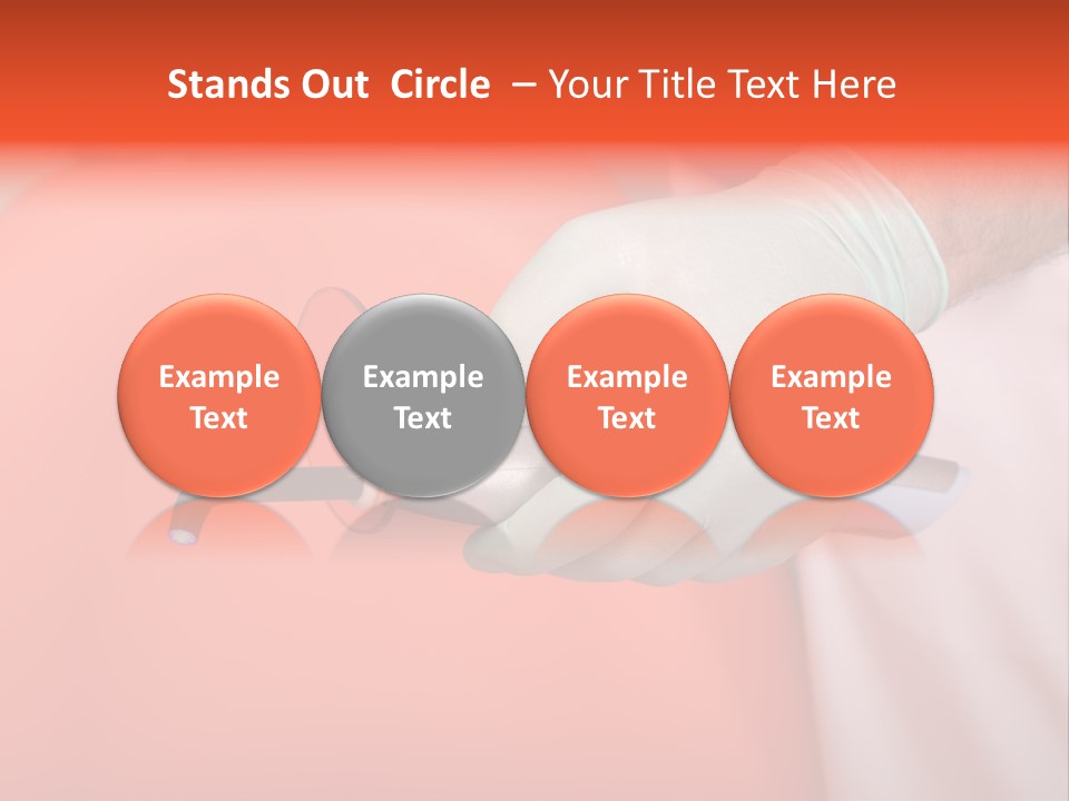 Lamp Hand Dentist PowerPoint Template