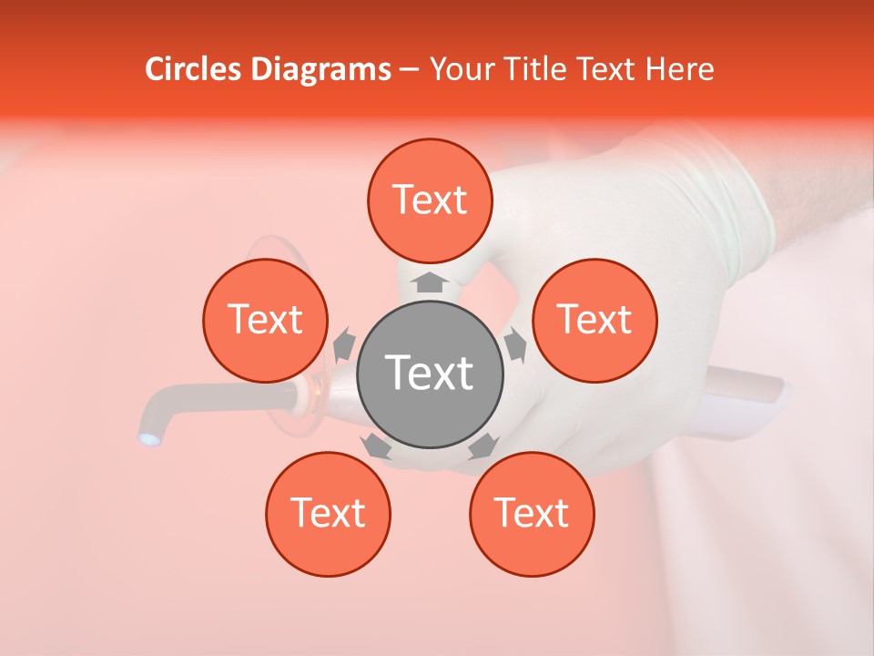 Lamp Hand Dentist PowerPoint Template