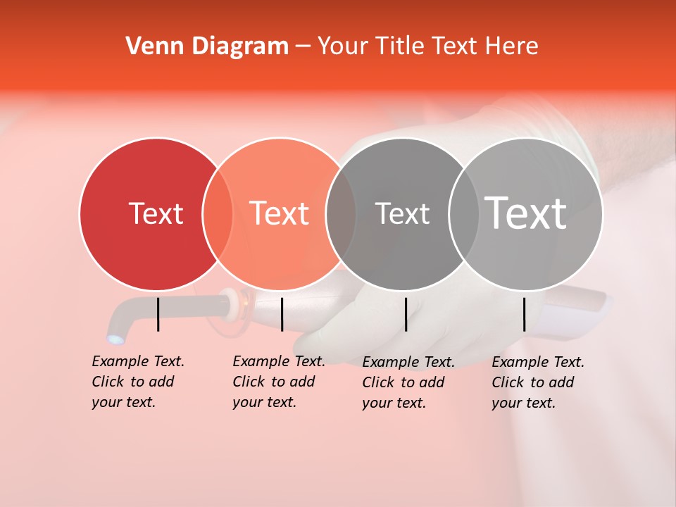 Lamp Hand Dentist PowerPoint Template