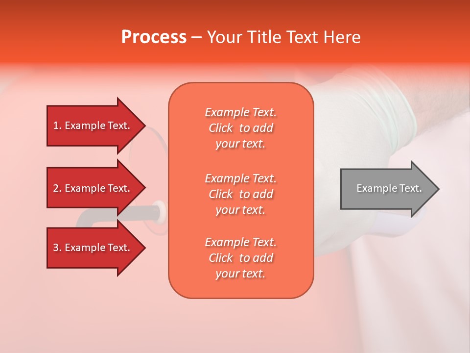 Lamp Hand Dentist PowerPoint Template