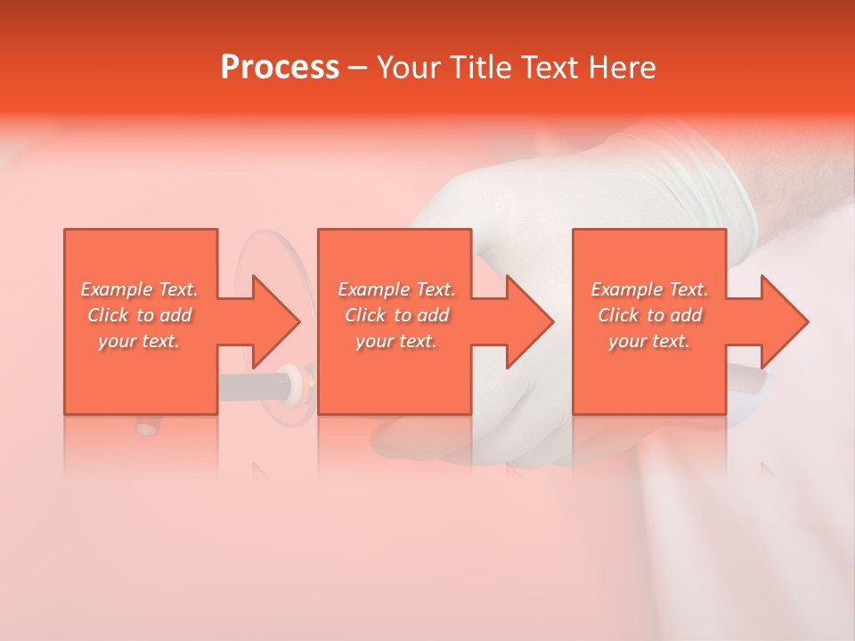 Lamp Hand Dentist PowerPoint Template