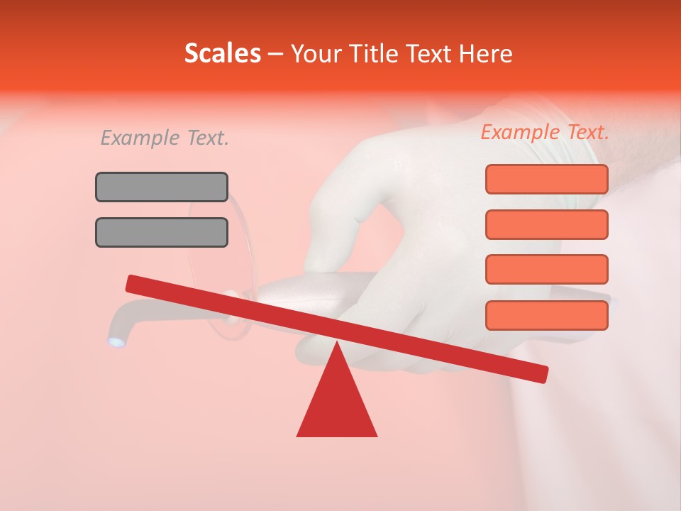 Lamp Hand Dentist PowerPoint Template
