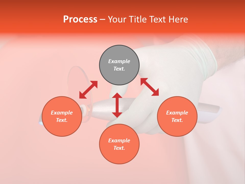 Lamp Hand Dentist PowerPoint Template