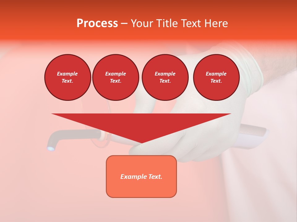 Lamp Hand Dentist PowerPoint Template