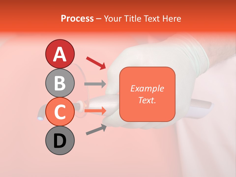 Lamp Hand Dentist PowerPoint Template