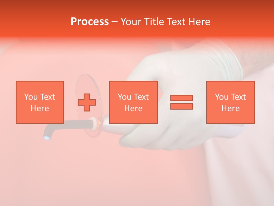 Lamp Hand Dentist PowerPoint Template