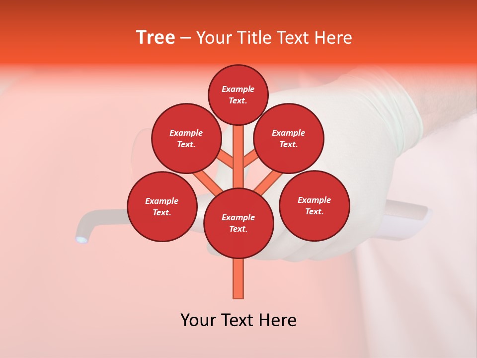 Lamp Hand Dentist PowerPoint Template