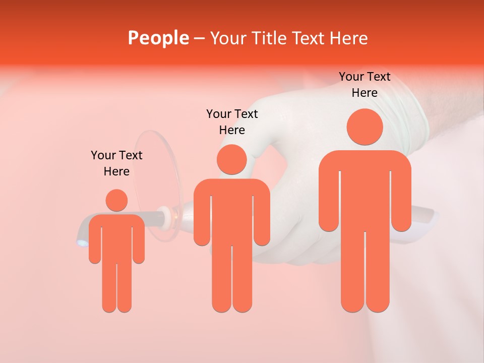 Lamp Hand Dentist PowerPoint Template