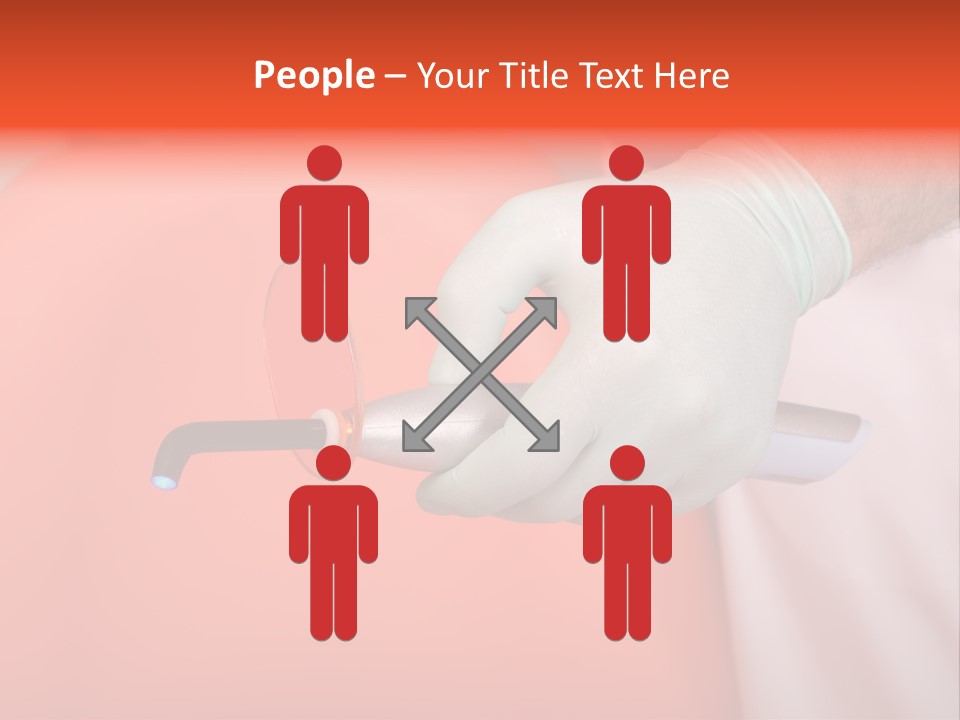 Lamp Hand Dentist PowerPoint Template