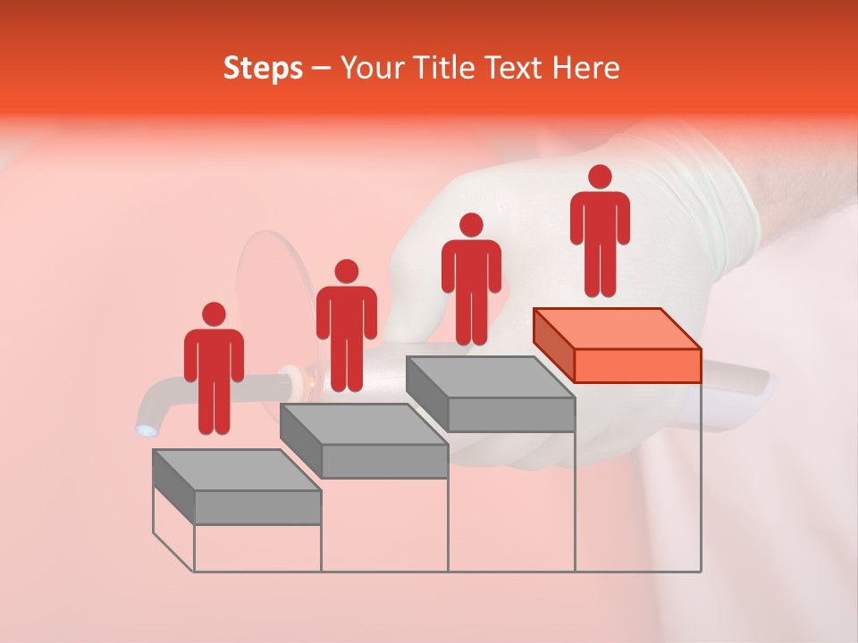 Lamp Hand Dentist PowerPoint Template