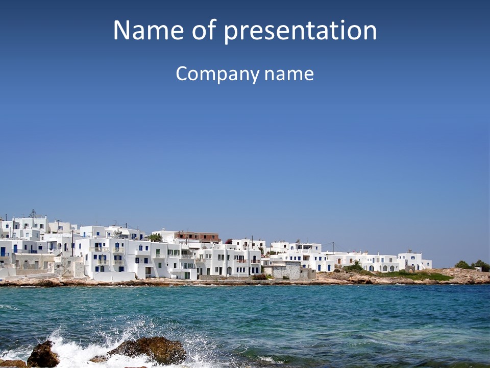 White Water Tourism PowerPoint Template