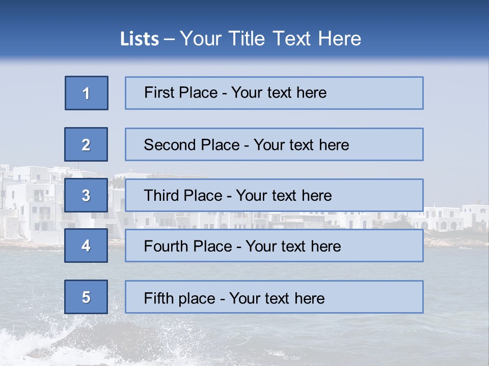 White Water Tourism PowerPoint Template