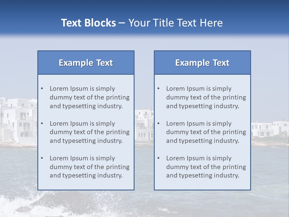 White Water Tourism PowerPoint Template